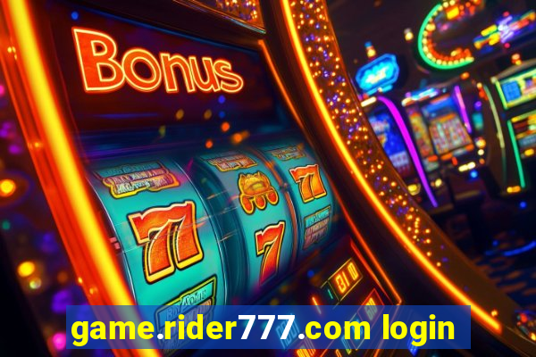 game.rider777.com login